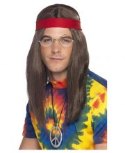 Set hippie cu peruca medie satena