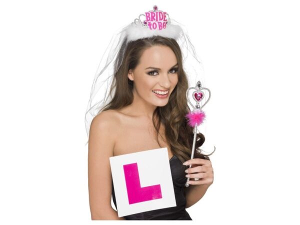 Set coronita cu accesorii burlacita Set coronita cu accesorii burlacita