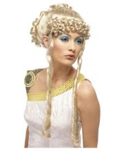 Peruca zeita antica blonda (in coc)