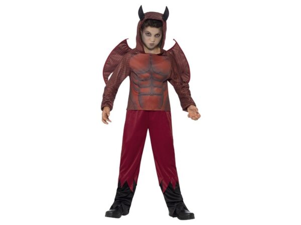 Costum Halloween diavol inspaimantator
