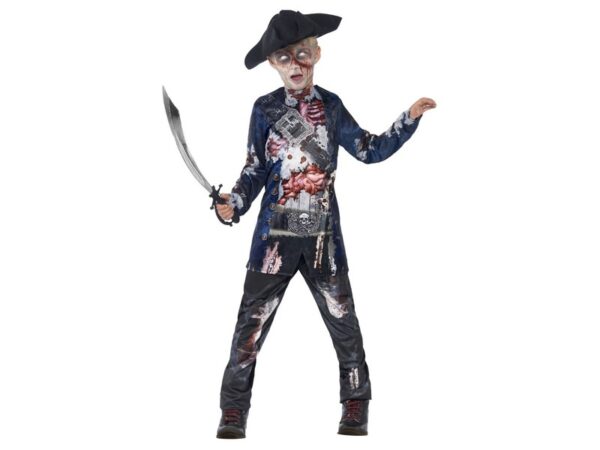 Costum Halloween pirat zombie (pentru baieti)