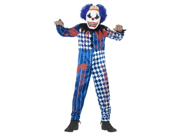 Costum Halloween clown sinistru
