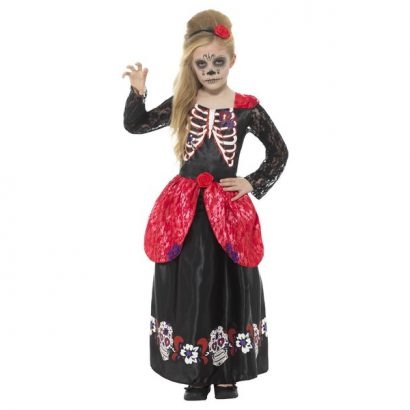 Costum Halloween schelet de ziua mortilor