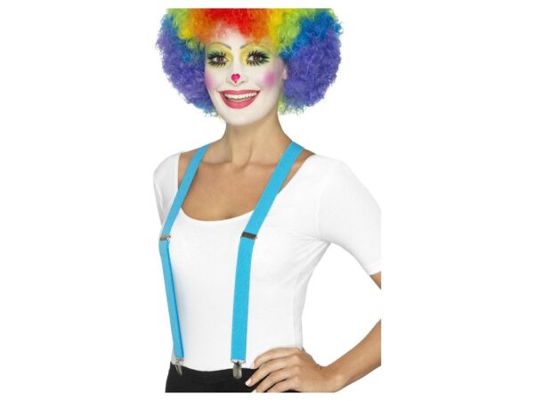 Bretele albastre pentru clown