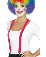 Bretele roz pentru clown