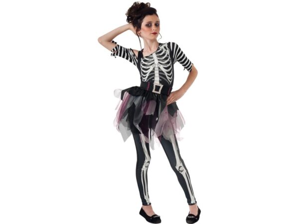 Costum Halloween balerina schelet