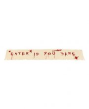 Banner "enter if you dare"