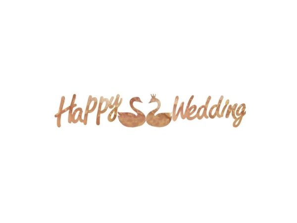 Banner Happy Wedding