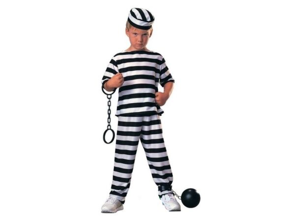 Costum carnaval detinut (pentru baieti)