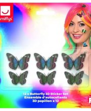 Set stickere 3D fluturasi