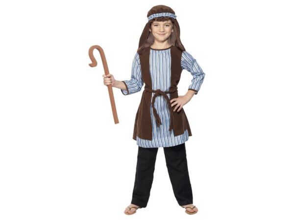 Costum pastor cu toiag