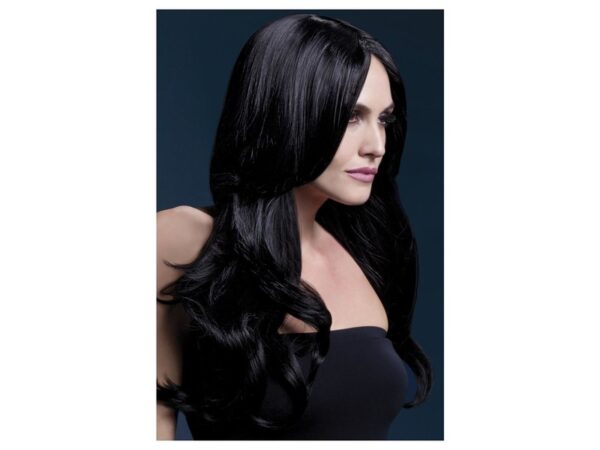 Peruca Khloe lunga bruneta