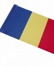 Drapel Romania cu bat 60x90 cm