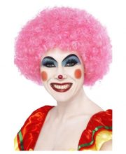 Peruca afro roz