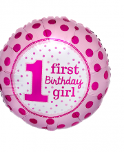 Balon "1St Birthday girl"