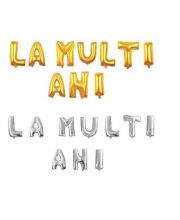 Set litere individuale "La multi ani"