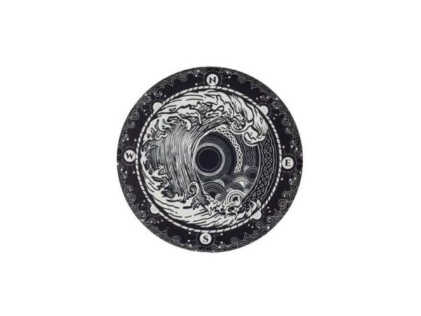 Disc waboba de silicon cu model alb-negru