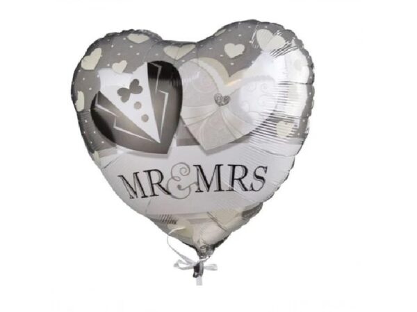 Balon folie inima MR & MRS