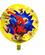 Balon folie auriu Spiderman