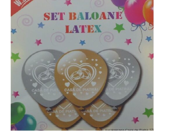 Set baloane latex Casa de piatra