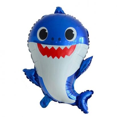 Balon rechin (Baby Shark) albastru