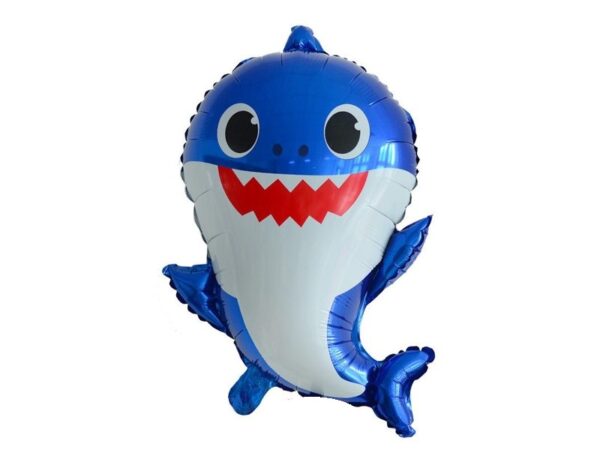Balon rechin (Baby Shark) albastru