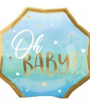 Balon nou nascut Oh baby bleu