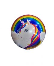 Balon folie unicorn alb