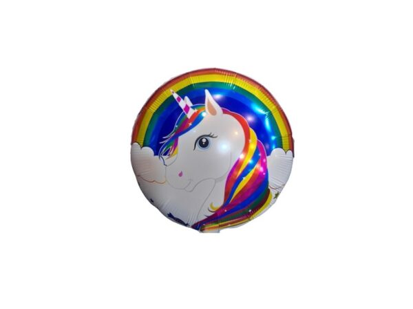 Balon folie unicorn alb