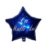 Balon "La multi ani" stea albastra