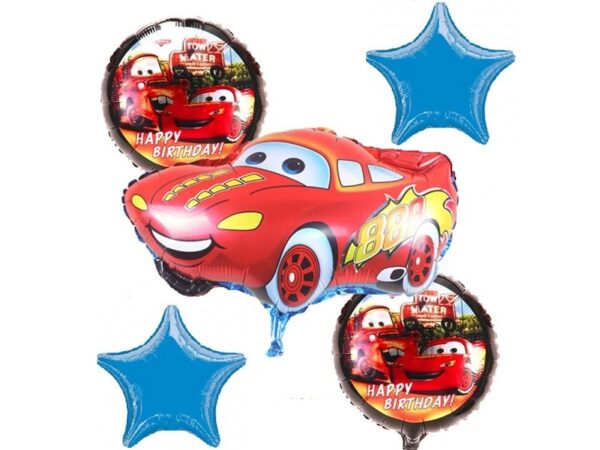 Set 5 baloane Cars