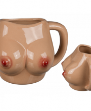 Cana din ceramica in forma de san