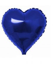 Balon inima albastra