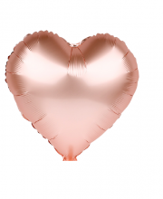 Balon inima rose gold