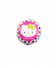 Balon folie Hello Kitty buline