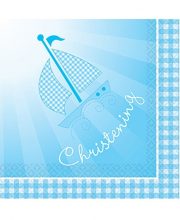 Servetele bleu pentru botez ( Christening )