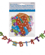 Banner / Ghirlanda Happy Birthday colorat