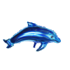 Balon delfin albastru