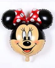 Balon folie cap Minnie rosu