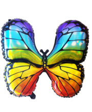 Balon folie fluture holografic