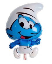 Balon folie strumf albastru