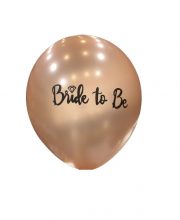 Balon latex bride to be rose