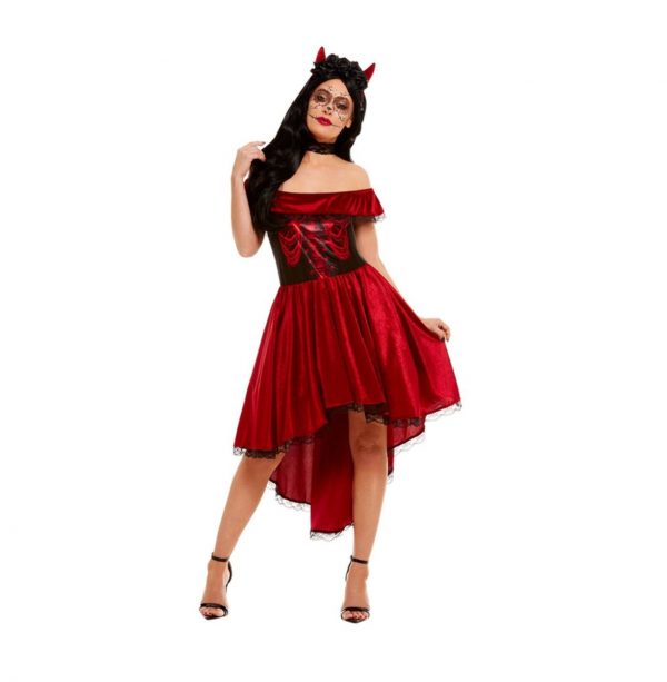 Costum diavolita rosu Day of the Dead Costum diavolita rosu Day of the Dead