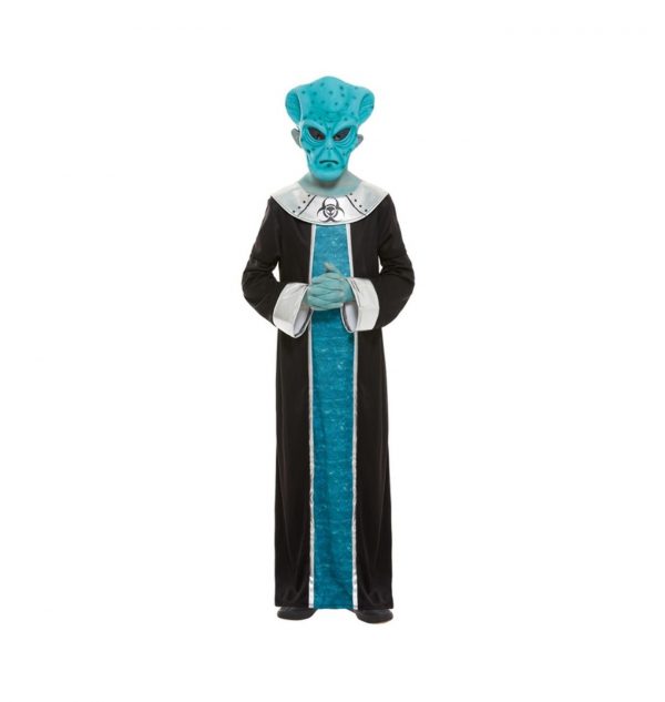 Costum halloween extraterestru albastru