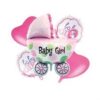 Set 5 baloane folie carucior "Baby Girl"