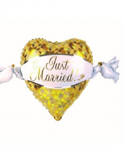 Balon folie inima "Just Married"