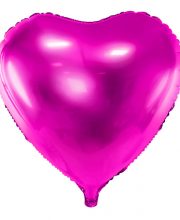 Balon folie inima ciclam