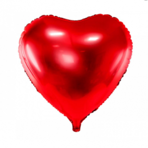 Balon folie inima rosie