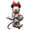 Balon folie Minnie Mouse astronaut