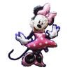 Balon folie Minnie Mouse roz
